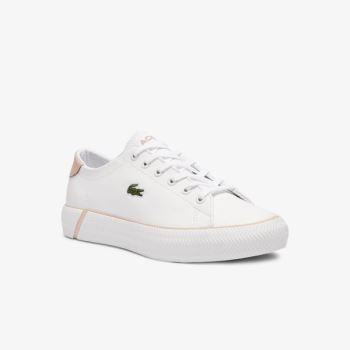 Lacoste Gripshot BL Leather and Synthetic Sneakers Dámské - Tenisky Bílé / Růžové | CZ-6eBwgv